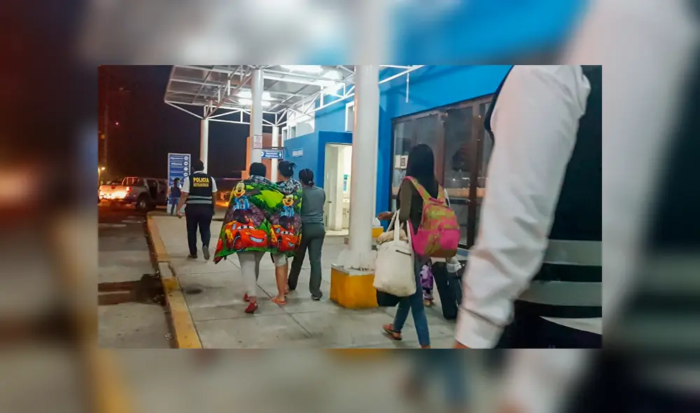 Las cuatro venezolanas fueron expulsadas del Perú por Migraciones.