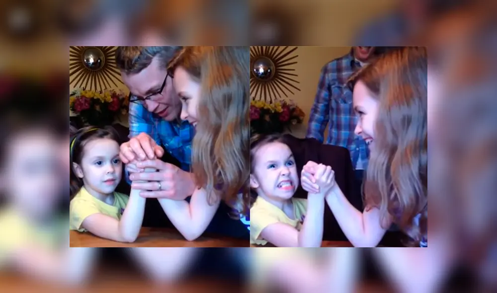 Facebook viral: Niña juega a las 'vencidas' con su hermana y sus gesto generan las risas de miles [VIDEO]