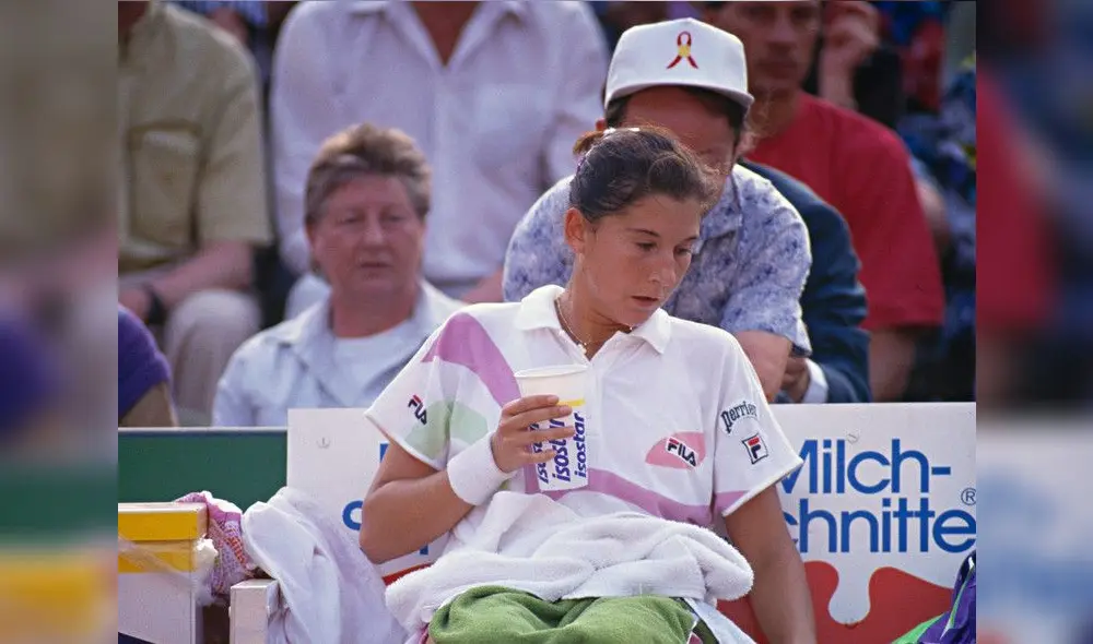 Monica Seles.