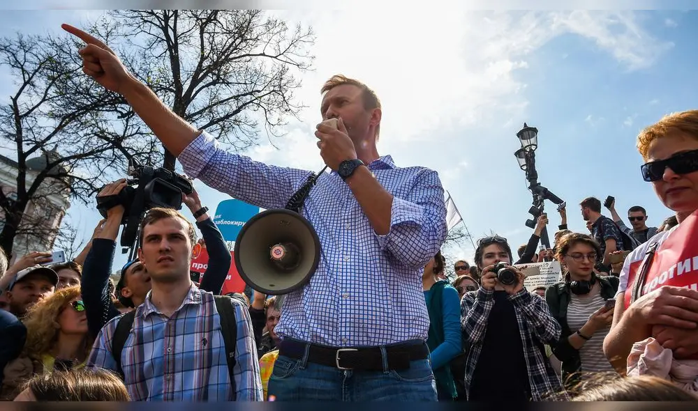 Principal opositor al gobierno de Vladimir Putin, Alexéi Navalny, fue trasladado el sábado de Siberia a Berlín. Foto: EFE