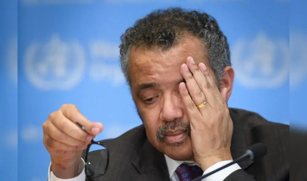 Tedros Adhanom Ghebreyesus, director de la OMS. Foto: AFP.
