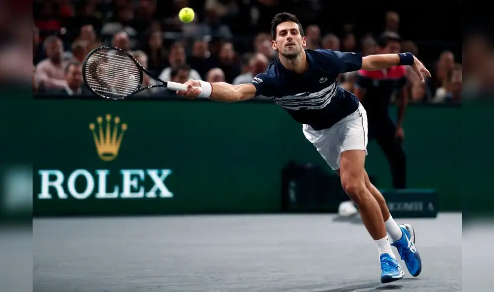 Djokovic venció a su rival con parciales de 6-3 y 6-4. Foto: EFE.
