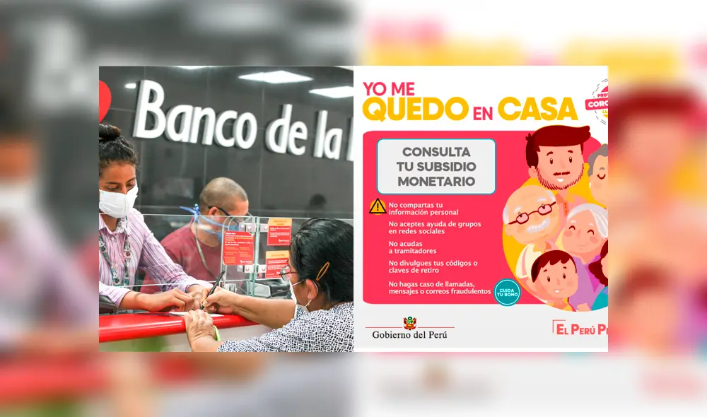 Bono de 380 soles Yo me quedo en casa