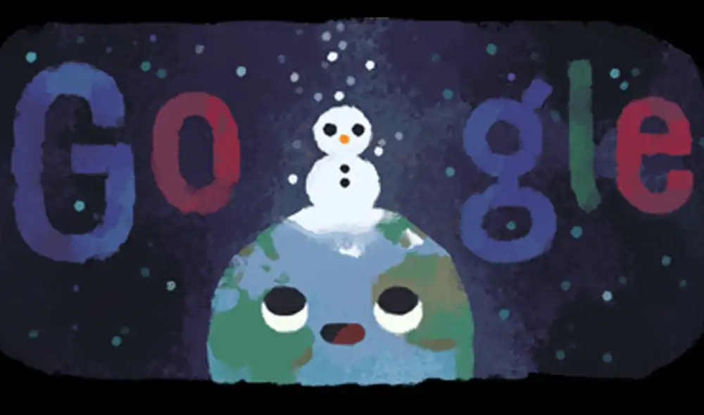 Solsticio de invierno: Google presenta doodle del día más corto del año Solsticio de invierno: Google presenta doodle del día más corto del año