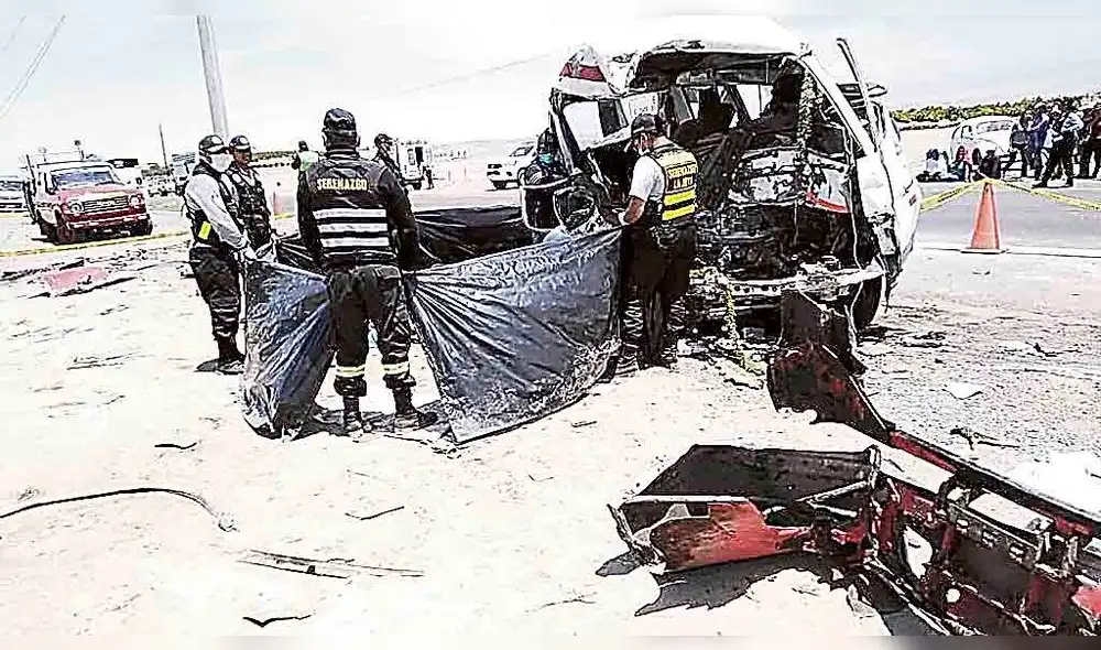 DESGRACIA. La fiscalía identificó a las víctimas del accidente pasado el mediodía. Eran agricultores y todos vivían en La Joya. DESGRACIA. La fiscalía identificó a las víctimas del accidente pasado el mediodía. Eran agricultores y todos vivían en La Joya.