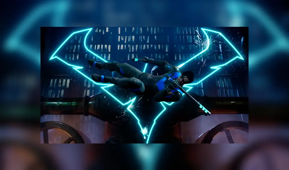 Nightwing es uno de los protagonistas de Gotham Knights. Fotocaptura: Warner Bros. Montreal.