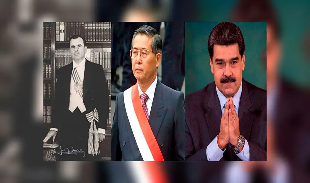 De izquierda a derecha, Bordaberry (Uruguay), Fujimori (Perú) y Maduro (Venezuela). Foto: Composición. De izquierda a derecha, Bordaberry (Uruguay), Fujimori (Perú) y Maduro (Venezuela). Foto: Composición.
