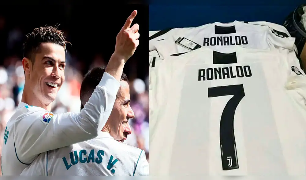 Cristiano Ronaldo: Estampan su dorsal y nombre en camisetas de Juventus