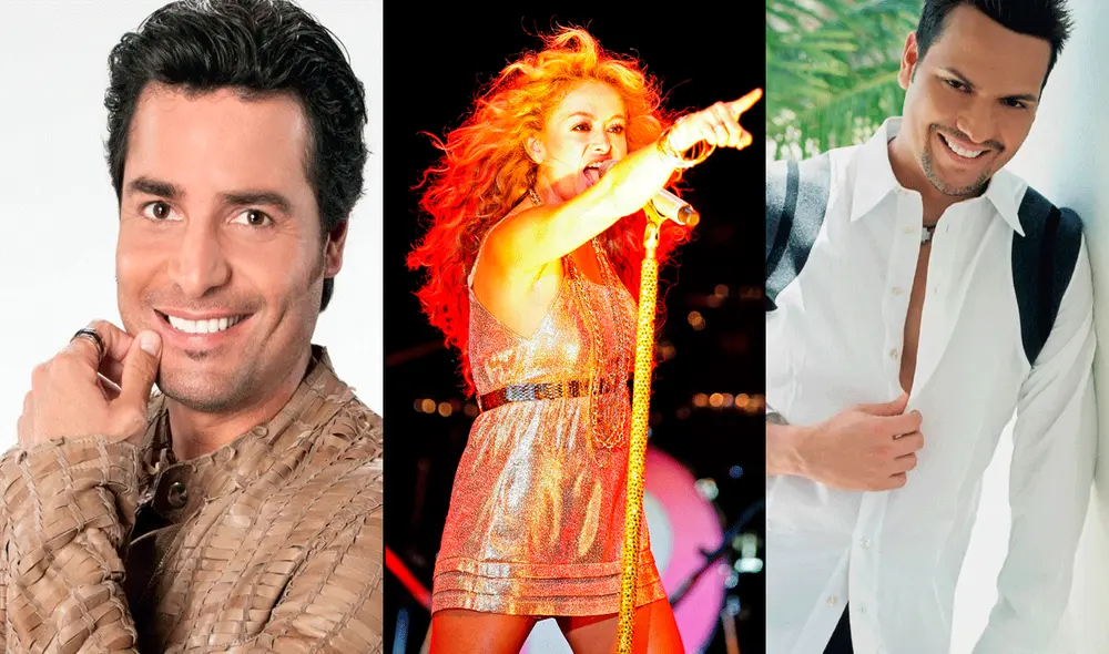 Chayanne, Paulina Rubio y Victor Manuelle nunca ganaron un Grammy Latino. Foto: composición / La República / EFE