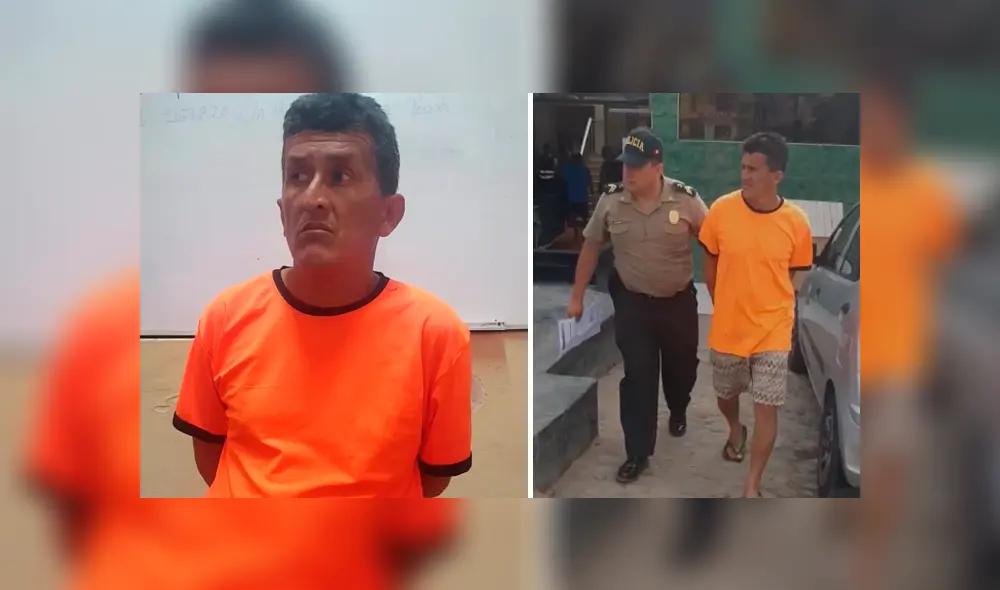 Sujeto fue detenido tras ser acusado de abusar sexualmente de sus hijas. Foto: PNP