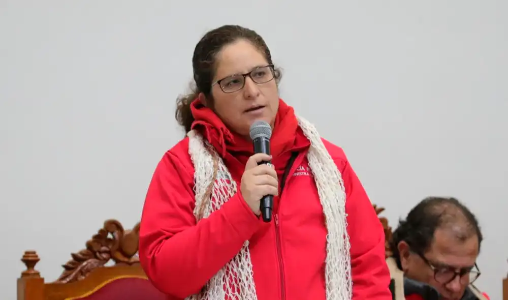 Ministra del Ambiente, Lucía Ruiz. Foto: Ministerio del Ambiente.