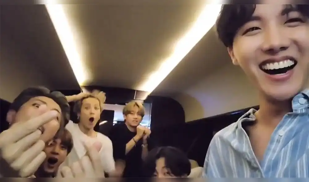 Desliza para ver más fotos de la celebración de BTS su segunda semana liderando lista Billboard HOT 100 con "Dynamite". Créditos: Captura video Big Hit