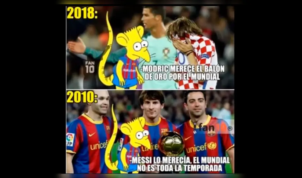 Modric ganó el Balón de Oro desplazando a Cristiano y Messi, y salieron los divertidos memes [FOTO]