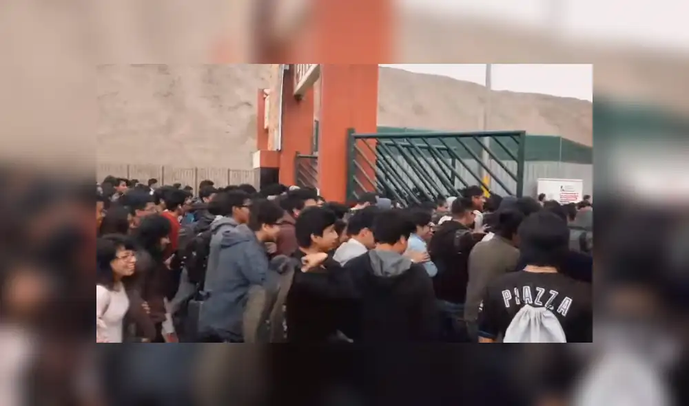 Facebook: critican a alumnos de la UNMSM que corrieron para ser los primeros en el 'almuerzo especial' [VIDEO]