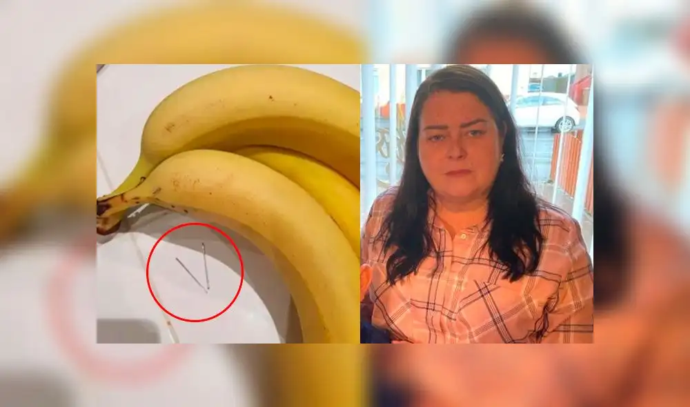 Madre denuncia que encontró agujas dentro de los plátanos que compró [FOTOS]