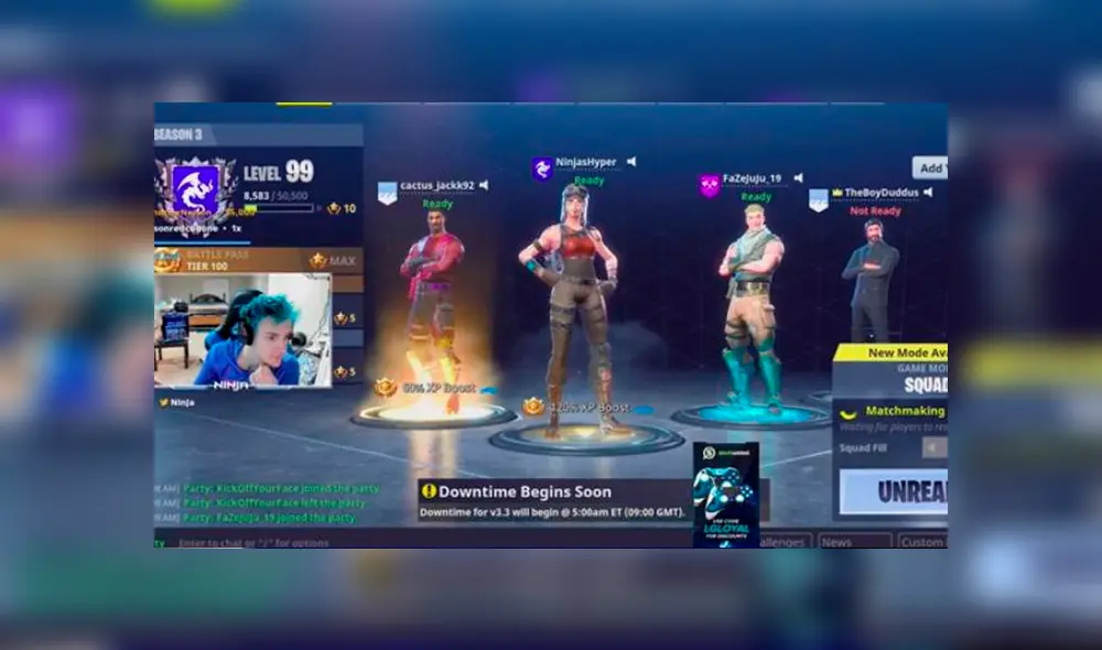 Ninja ha sido prácticamente el rostro de Twitch y de Fortnite en los últimos meses, pero ahora todo cambia por su reciente anuncio justo para la temporada 10.