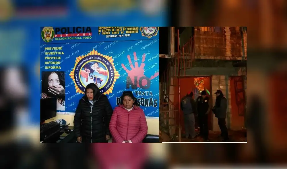 Puno: policía rescata a dos víctimas de trata de personas
