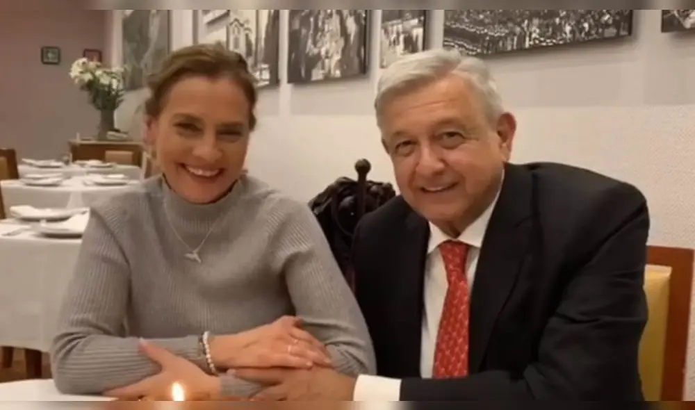 AMLO y Beatriz Gutiérrez