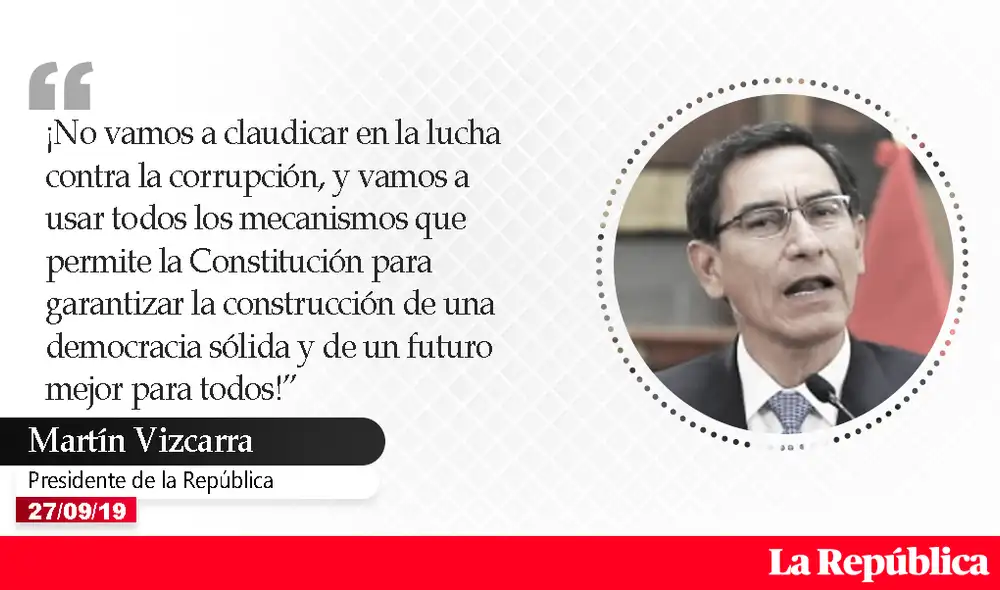 “Está en peligro la democracia”: las frases de Martín Vizcarra al anunciar cuestión de confianza “Está en peligro la democracia”: las frases de Martín Vizcarra al anunciar cuestión de confianza