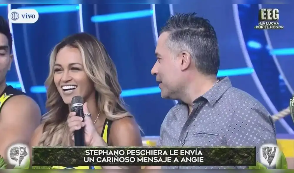 Angie Arizaga: ¿Stefano Peschiera ingresará a 'Esto es Guerra'? [VIDEO]