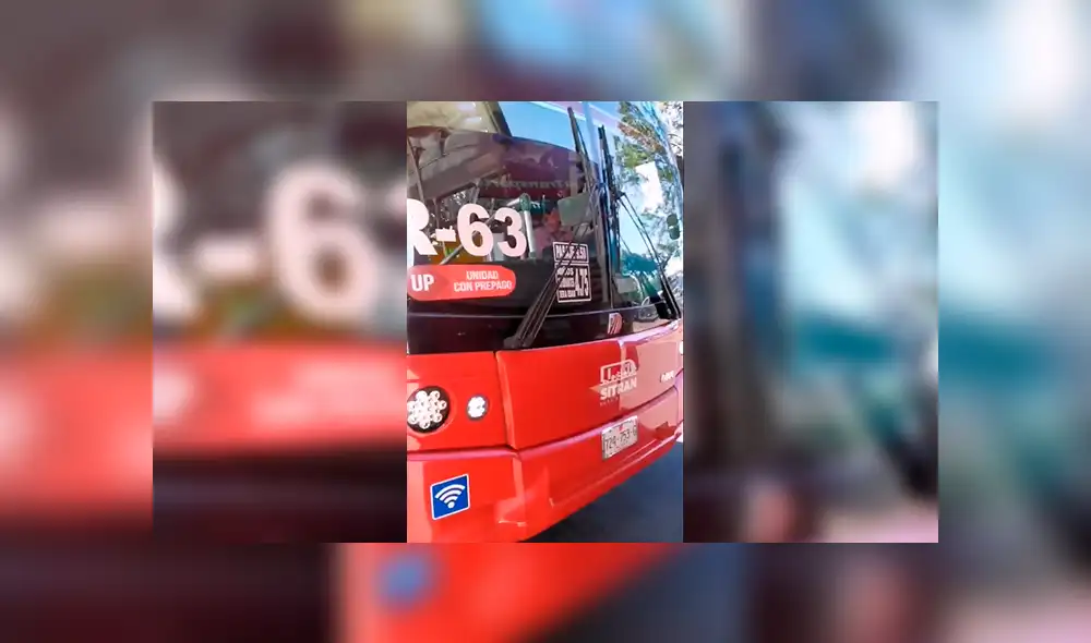 Los hechos ocurrieron el fin de semana en el bus de placa 723-753-G (Foto: Facebook)