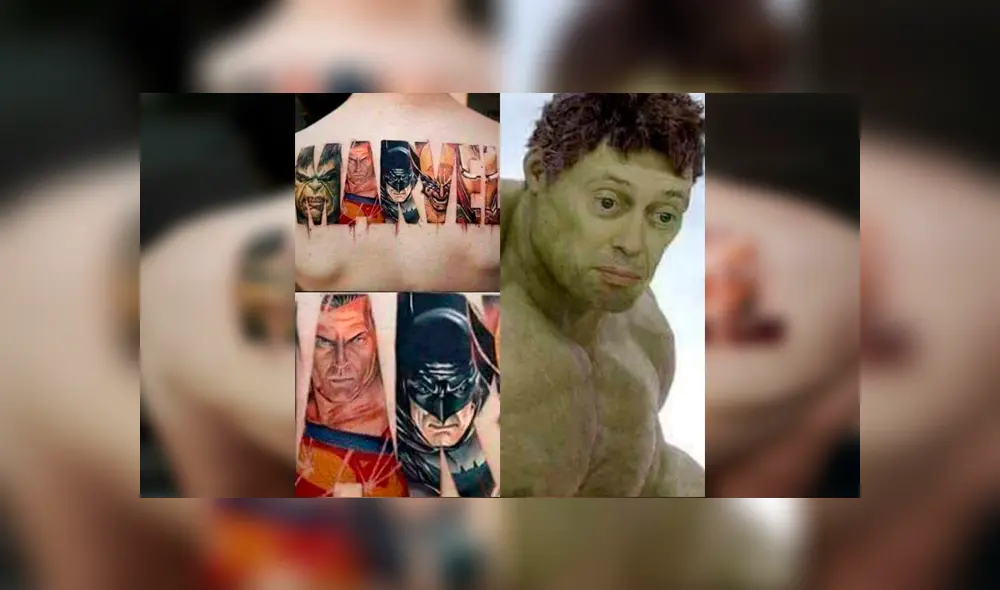 YouTube viral: un fanático de Marvel pretendía presumir su tatuaje y un detalle lo convirtió en la burla de todos [FOTOS]