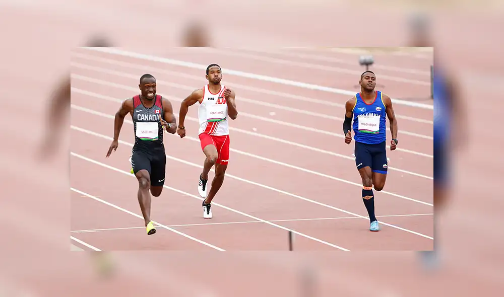 El peruano no pudo clasificar a la fase final de los 100 metros planos