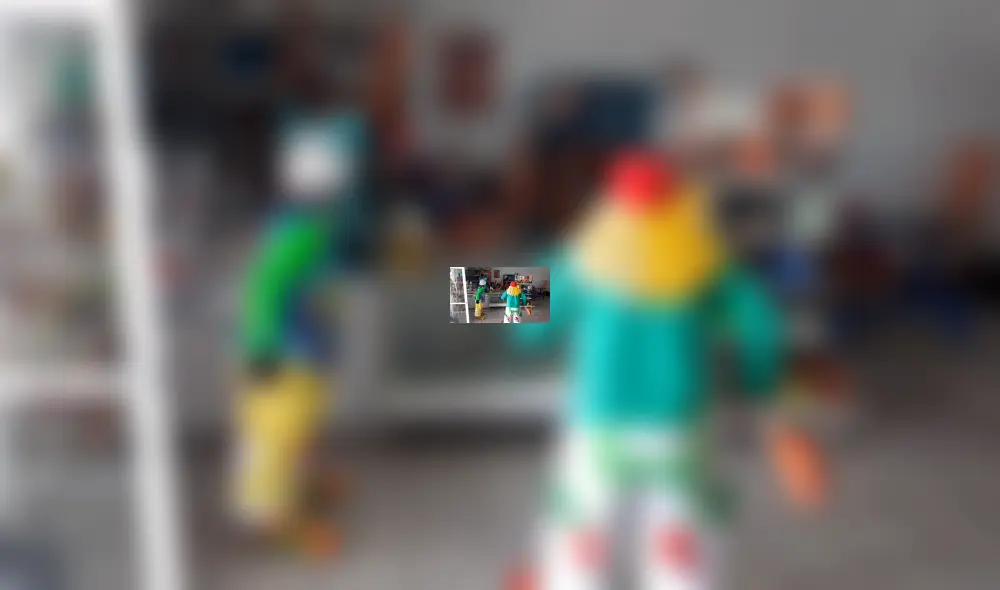 Facebook viral: dueño de tienda creyó que payasos le robarían, pero pasó esto [VIDEO]