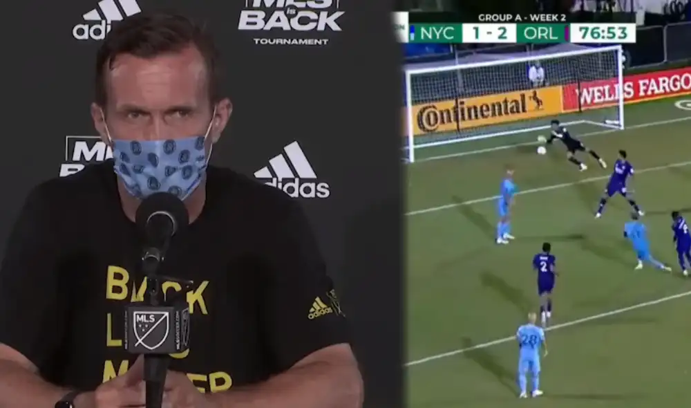 Pedro Gallese fue la figura del duelo entre Orlando City y New York City. (Créditos: Captura)