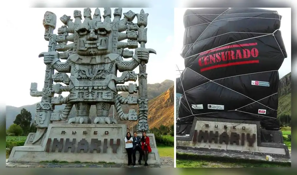 Ministerio de Cultura exige retiro de escultura ubicada en frontis del Museo Inkariy Ministerio de Cultura exige retiro de escultura ubicada en frontis del Museo Inkariy