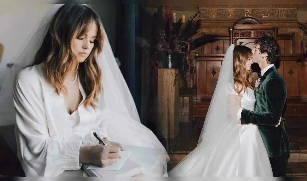 La pareja confesó en una entrevista que contrajeron nupcias en la víspera de Año Nuevo. (Foto: Vogue Weddings)