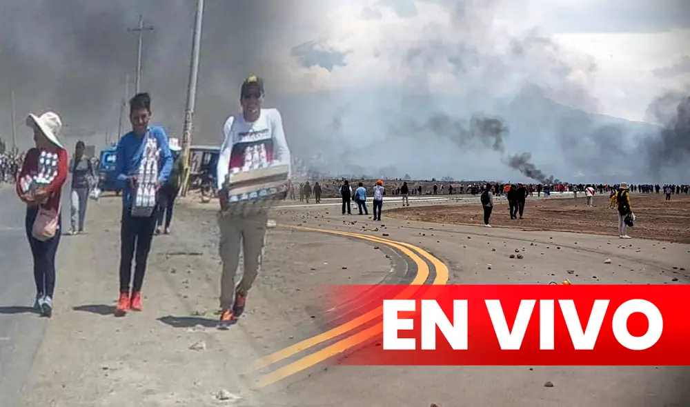 Protestantes realizaron saqueos en la planta de Gloria en Arequipa producto de las manifestaciones. Foto: composición LR