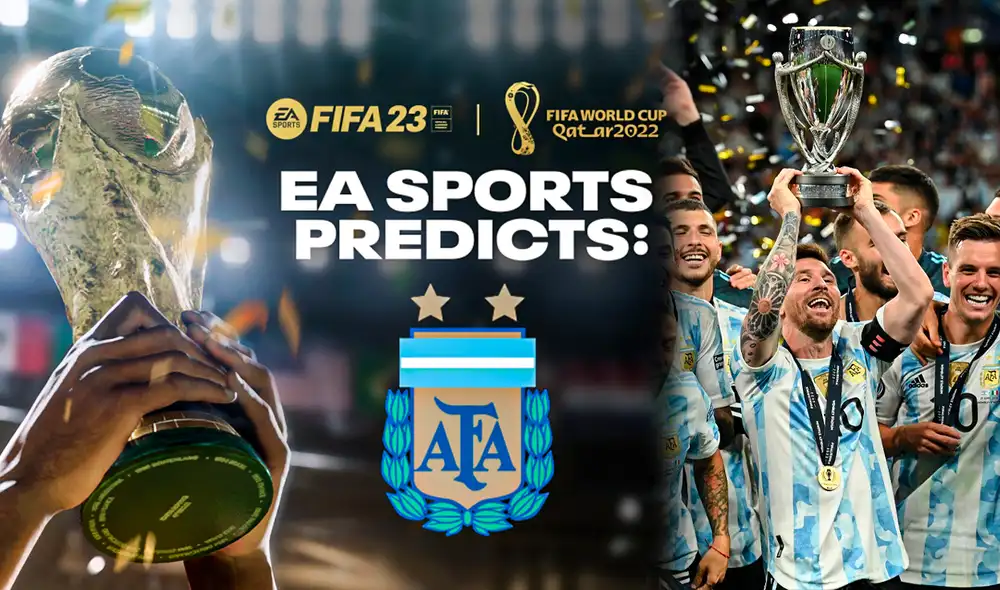 EA Sports vaticina al campeón de Qatar 2022 y no, no es la selección que esperas. Foto: composición de Jazmin Ceras LR/ EA Sports/ FIFA 2023 EA Sports vaticina al campeón de Qatar 2022 y no, no es la selección que esperas. Foto: composición de Jazmin Ceras LR/ EA Sports/ FIFA 2023
