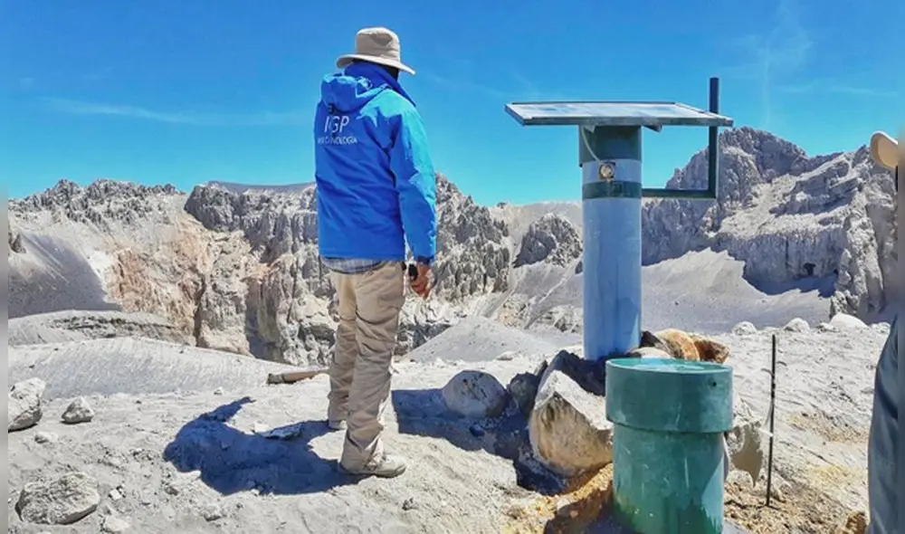 Las estaciones se encuentran cerca a los cráteres. Foto: IGP.