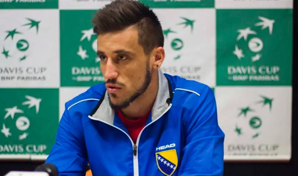 Damir Džumhur (107 ATP) es el tenista bosnio mejor clasificado. Foto: Copa Davis.
