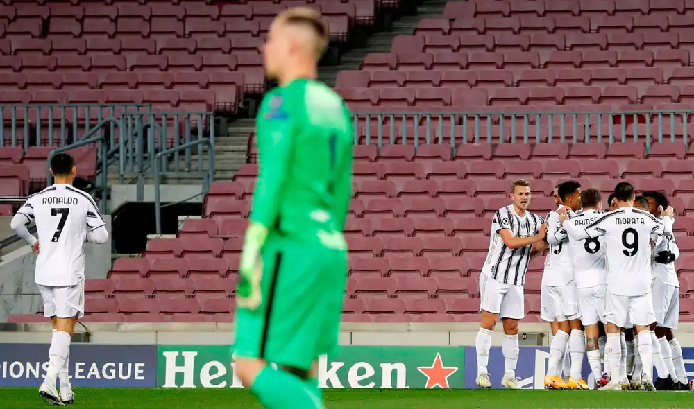 Barcelona y Juventus juegan hoy en el Camp Nou por la fecha 6 del grupo G de la Champions League. Foto: EFE Barcelona y Juventus juegan hoy en el Camp Nou por la fecha 6 del grupo G de la Champions League. Foto: EFE