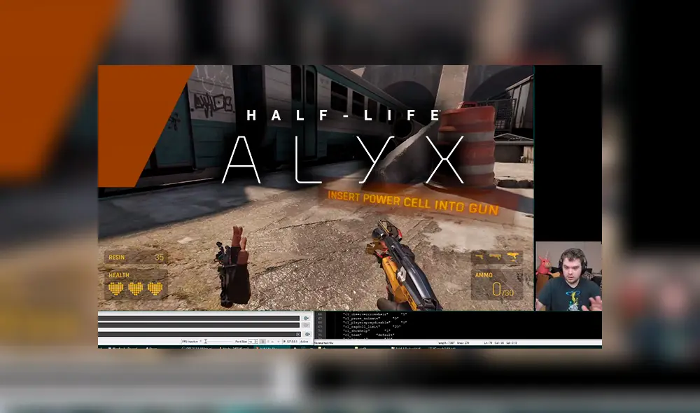 Usuario no tuvo que hacer mucho para activar opciones que le permitan usar mouse y teclado en Half-Life Alyx.