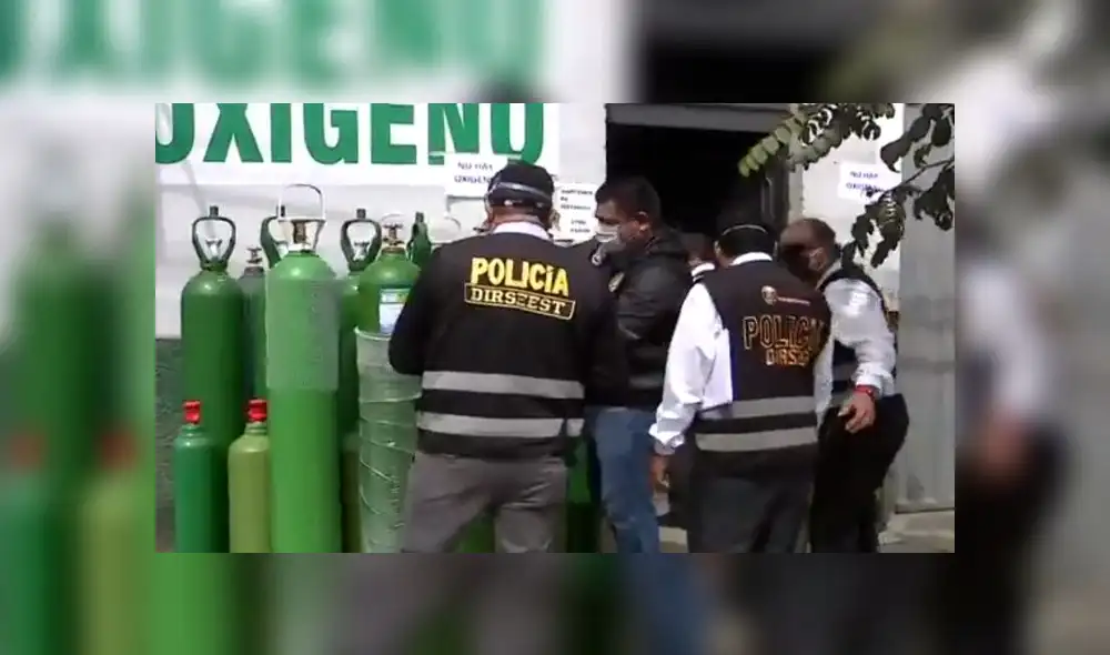 Policías incautaron balones y procedieron con la clausura del local. (Foto: Captura de video / Canal N)