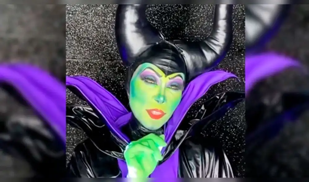 Yuri manda mensaje sobre coronavirus vestida de Maléfica. Foto: Instagram Yuri manda mensaje sobre coronavirus vestida de Maléfica. Foto: Instagram