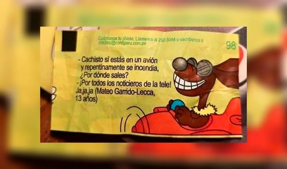 El comediante peruano reveló un chiste que envió a 'Chichiste' cuando era tan solo un adolescente.