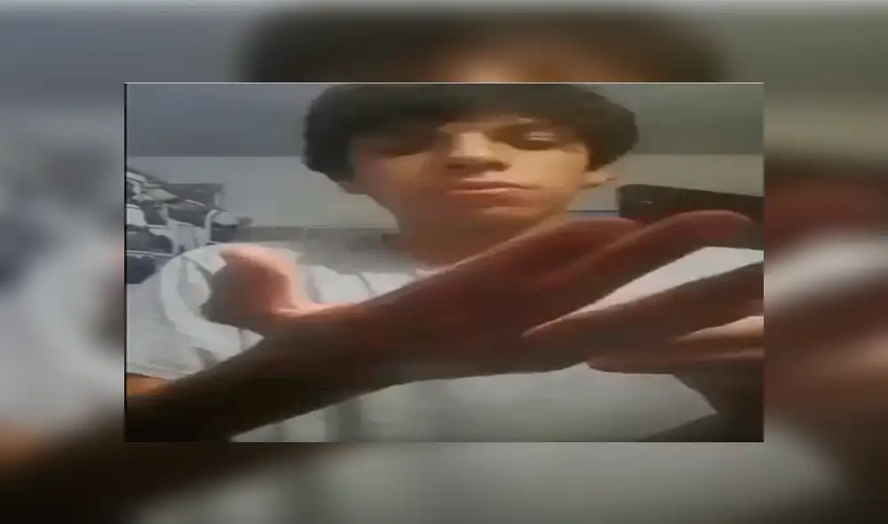 Facebook: Joven realiza peligrosa acción con fuego y todo se sale de control [VIDEO]