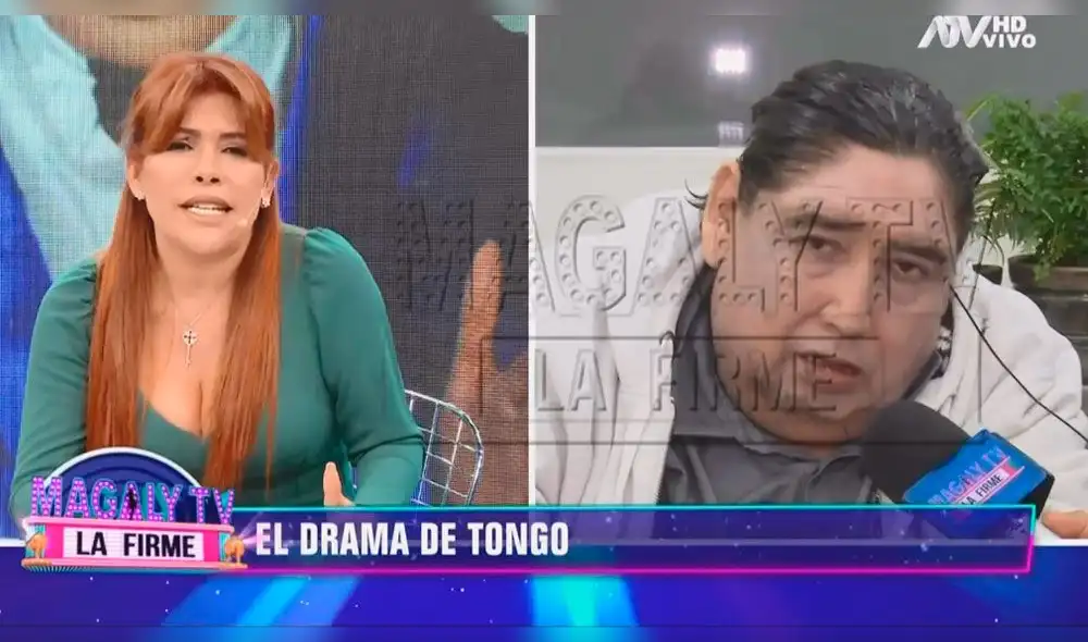Magaly Medina y Tongo discuten en Magaly tv, la firme Magaly Medina y Tongo discuten en Magaly tv, la firme