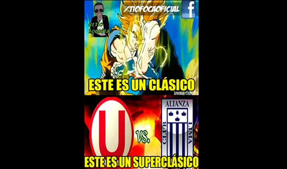 Los memes calientan la previa del clásico del fútbol peruano entre Universitario y Alianza Lima. | Foto: Facebook