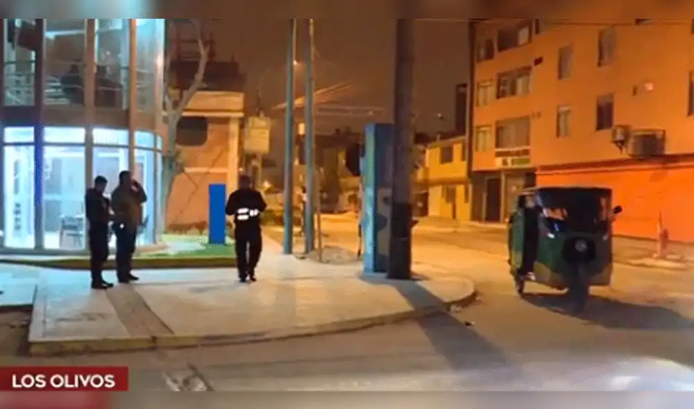 Los Olivos: joven fue baleado tras resistirse a robo dentro de mototaxi [VIDEO]
