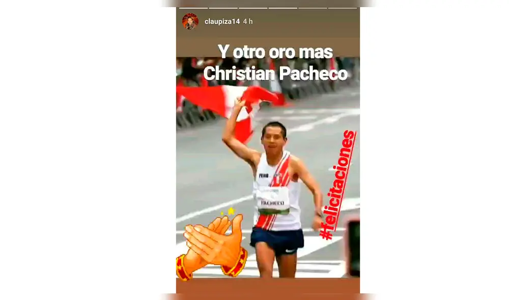 Juegos Panamericanos: Claudio Pizarro felicita a Gladys Teleda y Cristhian Pacheco tras lograr medalla de oro en maratón.