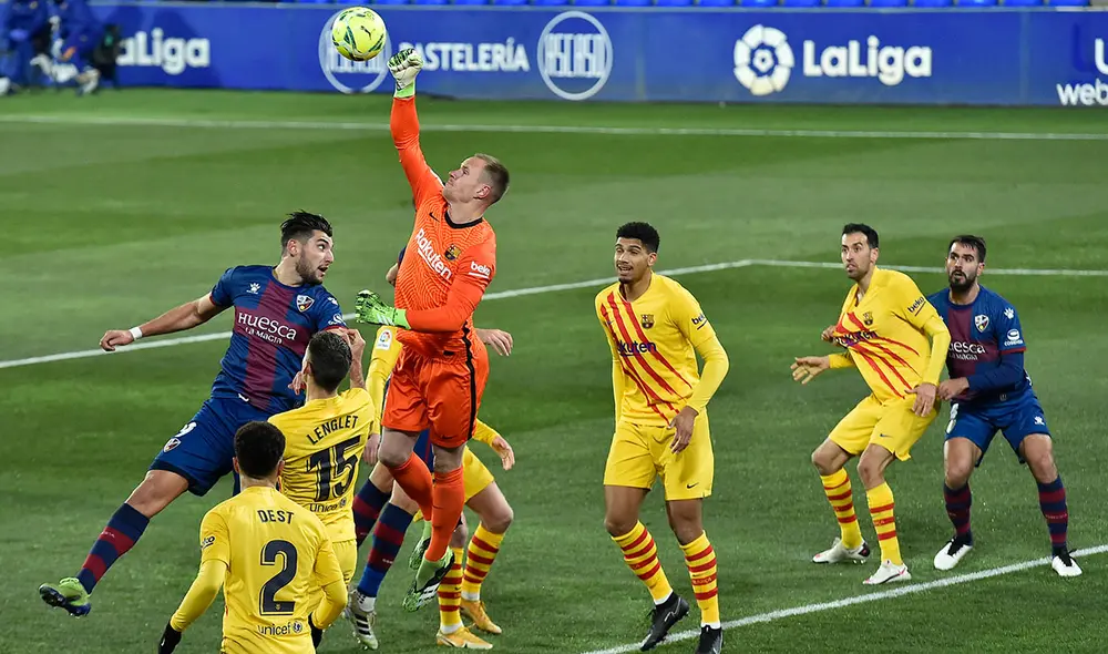 FC Barcelona visita al Huesca en el Estadio El Alcoraz. Foto: Barcelona/Twitter