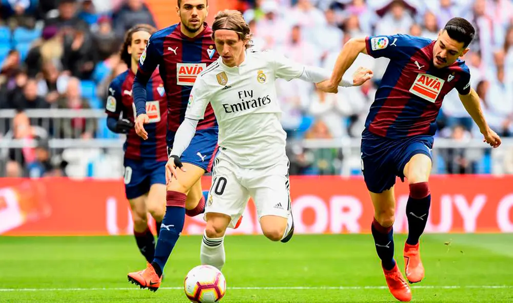 Real Madrid y Eibar juegan en Ipurúa por LaLiga. Foto: EFE
