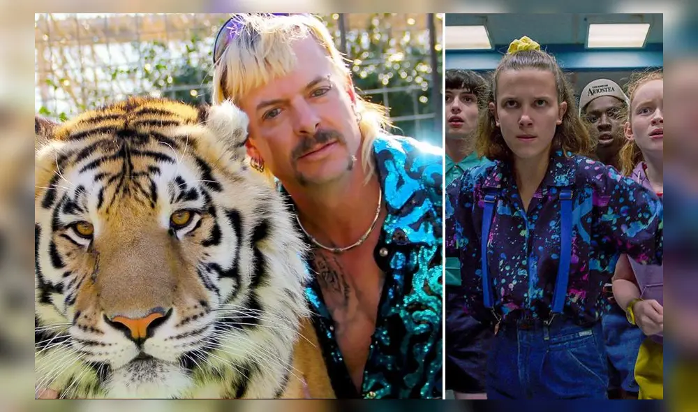 Tiger king podría superar a Stranger things. Créditos: composición