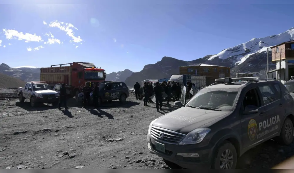 Asalto a camioneta que circulaba en la carretera Putina-La Rinconada. Foto: Referencial/La República