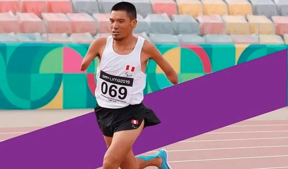 Efraín Sotacuro ganó la medalla de bronce en la carrera de 1500 metros T46 con un tiempo de 4:17:00. | Foto: IPD